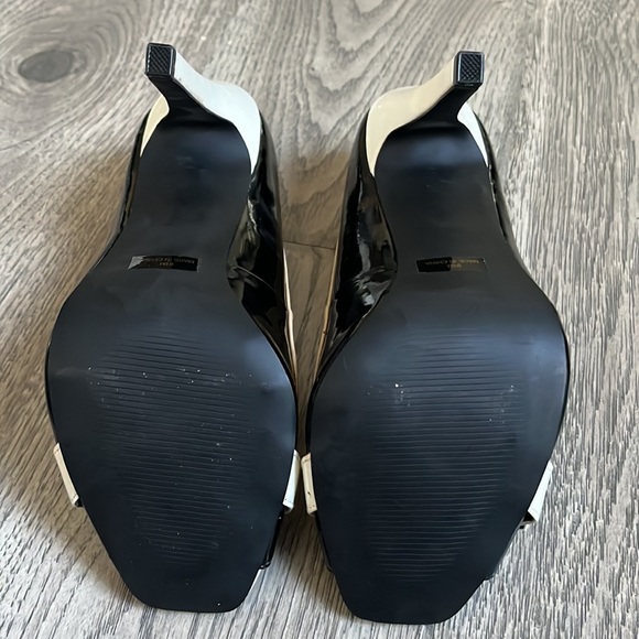 Never Worn Joey Patent Peep Toe Heels - Picture 6 of 10